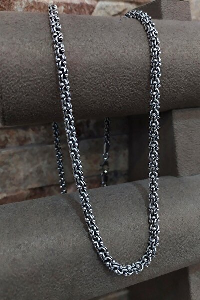 Erer Gümüş Gümüş 4,9 Mm 65 Cm Kalın Arnavut Zincir Kolye