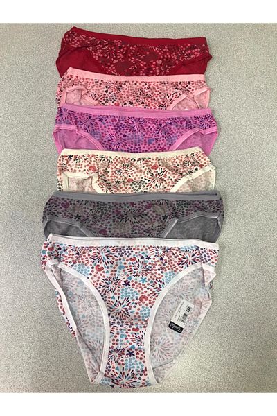 Tutku Pachet de 12 chiloți de bikini din dantelă pentru femei