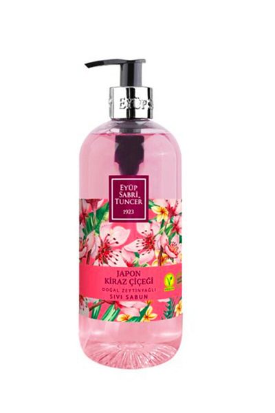 Eyüp Sabri Tuncer Japanese Cherry Blossom Natural Olive Oil Liquid Soap 500 Ml