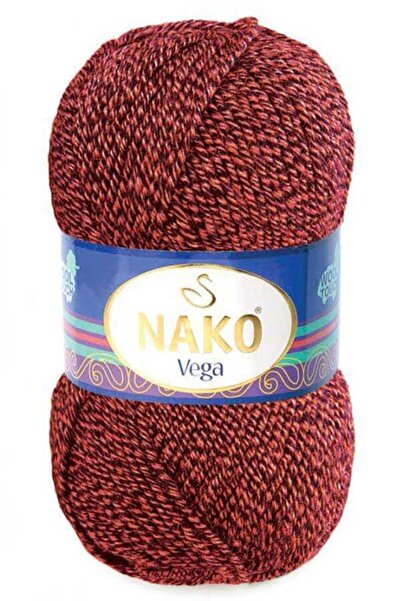 NAKO Vega Hand Knitting Yarn 21298 Brown