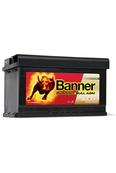 Banner AGM 58001 80 Ah 12V Start-Stop AGM Kurşun Asit Marş Aküsü
