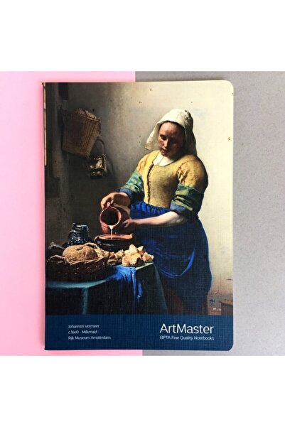 Minnoş Dükkan Artmaster Wire Stitching Cardboard Cover Plaids 60 Sheets Notebook 17X24 cm