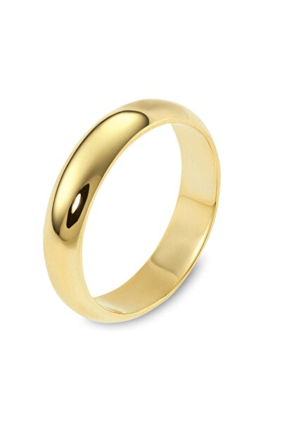 Harem Altın 5 Mm Klasik Bombeli Alyans Kla4