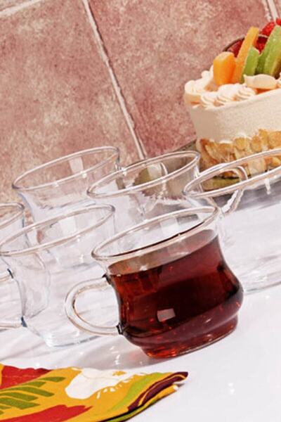 Termisil طقم أكواب زجاجية مقاومة للحرارة من إيزا، 6 قطع، سعة 0.2 لتر