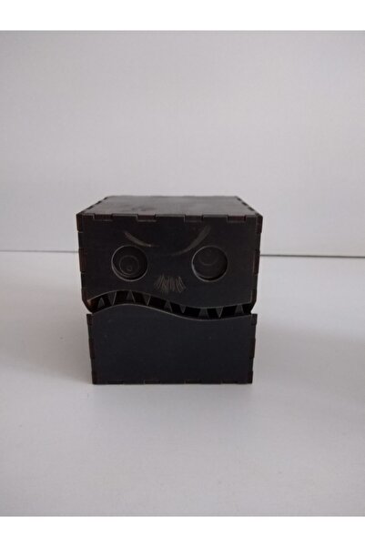 Ahşap Aksesuar Canavar Modelli Dekoratif Ahşap Hediye Kutusu