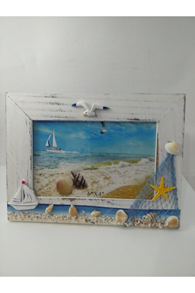 BalıkHediyelik Deniz Temalı Dekoratif Çerçeve 9*13