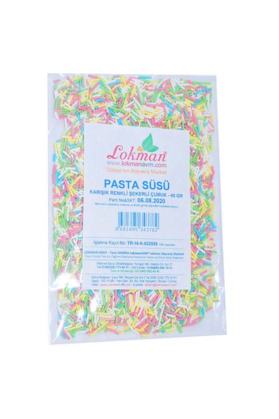 LokmanAVM 40 Gr Pkt Cake Decoration