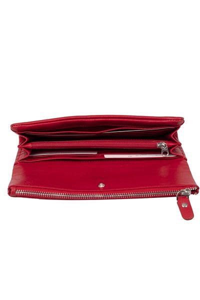 BLU Women's Red Zipper Wallet