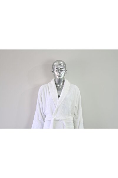Nurpak Unisex Beyaz Bamboo Bornoz