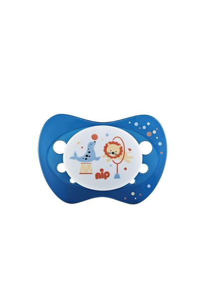 Nip 0-6 Months Bird Gazelle and Circus Life Silicone Pacifier