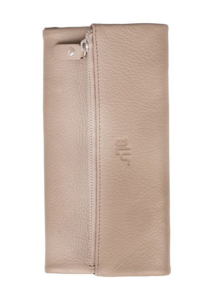 BLU Women's Beige Zipper Wallet