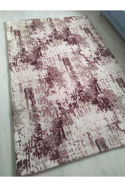 ESPİCAL HOME Purple Welsoft Fabric Elastic Carpet Cover