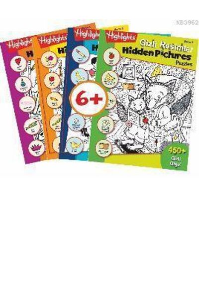 Dikkat Atölyesi Yayınları Highlights Hidden Pictures Puzzles Set of 4