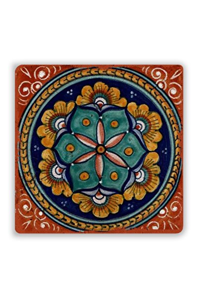 Oscar Stone Decor Natural Stone Printed Coaster Tile Pattern 10 Cm X 10 Cm - ...