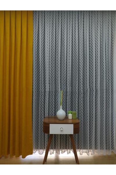 Esse Home Спортивний візерунок мереживна тюлева штора, 550x260, рідкі складки, 1/2