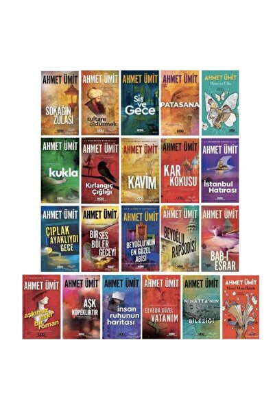 Yapı Kredi Yayınları Ahmet Ümit Roman Seti - 21 Kitap