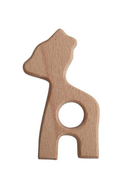 Simisso Amigurumi Teether Wooden Ring Giraffe