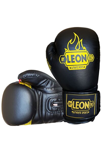 By Leon 1982 Leon Blade Training Boks, Kick Boks Ve Muay Thai Eldiveni Siyah