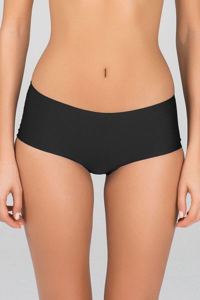 Kom Γυναικείο Μαύρο Micro Modal Seamless Trackless σορτς εσώρουχα 2 Συσκευασία
