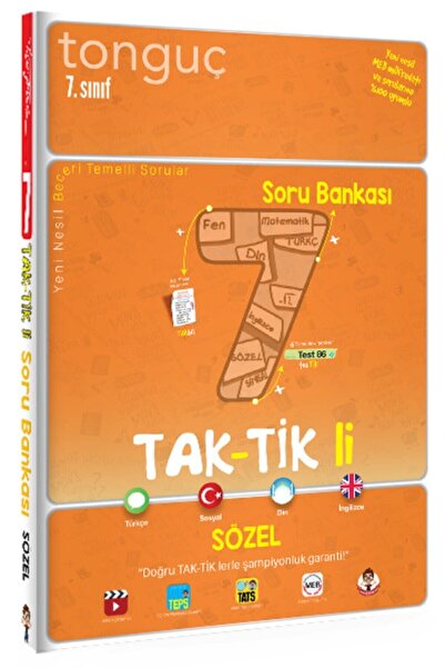 Tonguç Akademi 7. Sınıf Taktikli Sözel Soru Bankası 2021