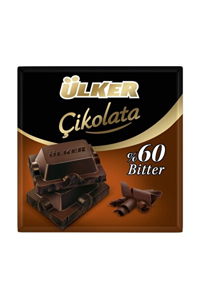 Ülker Ülker Bitter Kare Çikolata %60 Kakaolu 60G