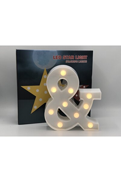DogusDeco & Sembolü Harfi Led Aydınlatma Harfler Led Işık Gece Lambası
