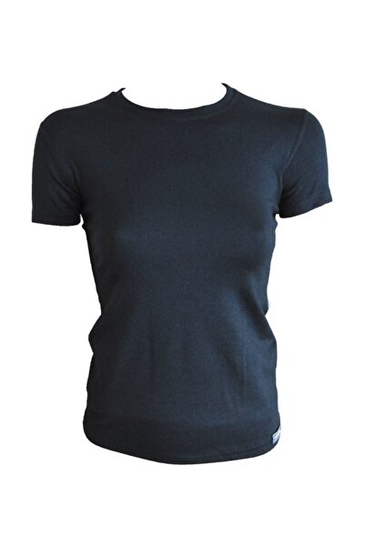 Malabadi Жіночий термобілизна з довгим рукавом і коміром 705 - чорний