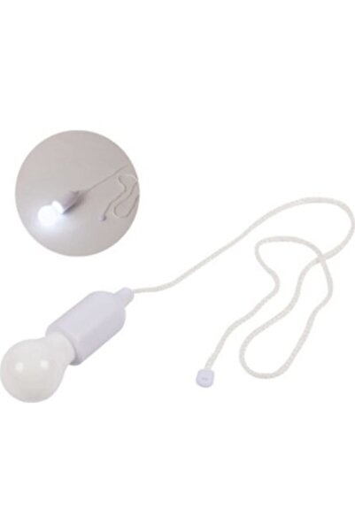 Ded Ipli Çek Bırak Pilli Led Ampul Beyaz Işık Muhtelif Renklerde