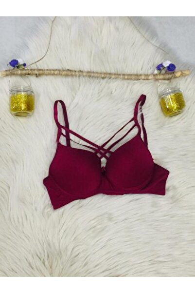 STORMED Γυναικείο μονό σουτιέν σε μπορντό χρώμα