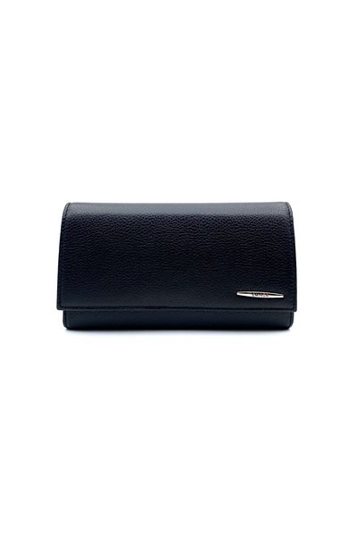 Eminsa Black Leather Women's Wallet