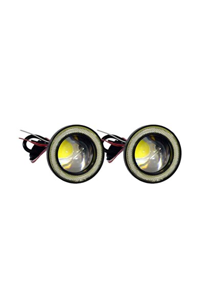 Kgn 90 Mm Mercekli Sis Lambası Angel Cob Neon Beyaz 0806069