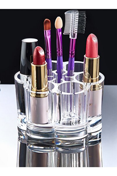BALSA Akrilik Lüx 12 Bölmeli Ruj Ve Kalem Organizeri