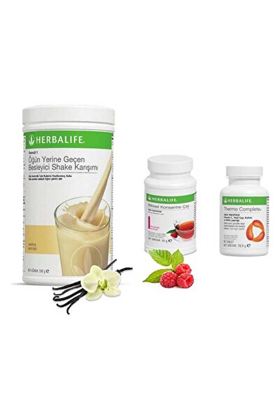 Herbalife Vanilya Shake  Ahududu Çay Thermo Tablet 50 g