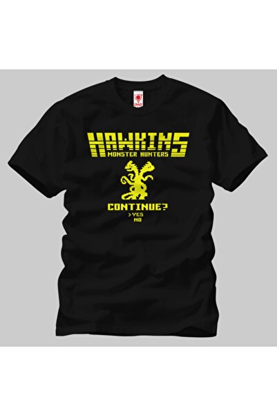 Crazy Stranger Things Monster Hunters muška majica