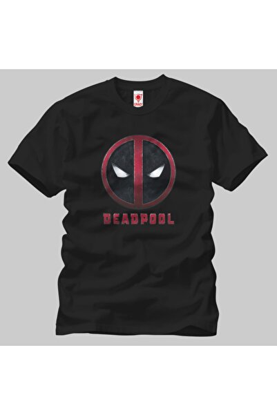 Crazy Deadpool: Muška majica sa grunge logotipom