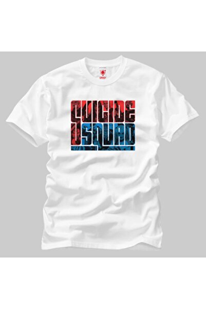 Crazy Суїсайд Сквад: Червоно-синій логотип Чоловічий футболка