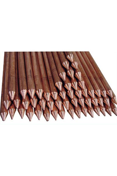 Mas 20 mm Saf Bakır Topraklama Çubuğu 1 Metre Kelepçe Hediye