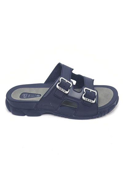 Ceyo 3200 Model Anatomical Navy Blue Men's Slippers