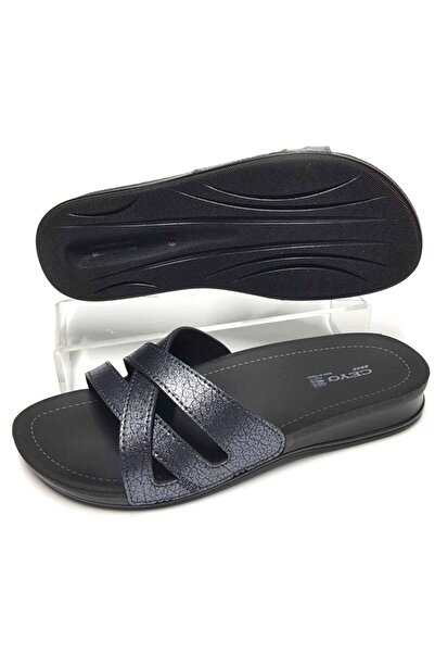 Ceyo Μαύρες γυναικείες παντόφλες - 9942-1 Μοντέλο