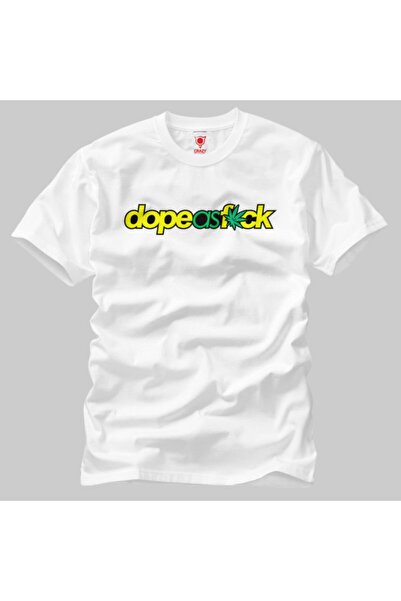 Crazy Ανδρικό λευκό μπλουζάκι Jdm Dope As Fuck