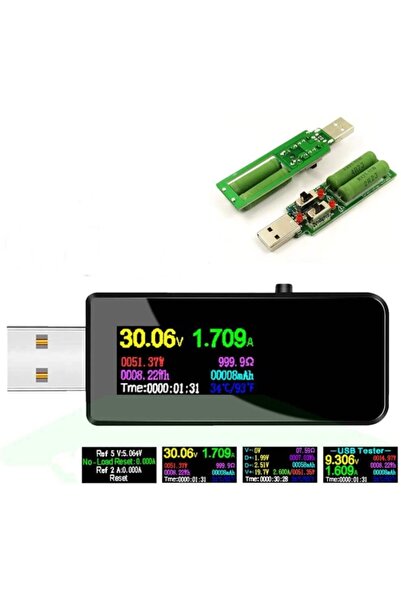 Alfa U96 13 In 1 Usb Tester - Şarj Akım Gerilim Multimetre Test Cihazı