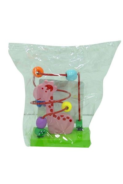 Sunman Giraffe Figured Wooden Bead Game