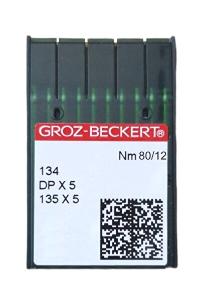 Groz Beckert Groz - Beckert Dpx5 12/80 Kalın Dip Düz Dikiş Makine Iğnesi (10 Adet)