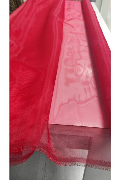 Genel Markalar Kırmızı Cam Organze Kumaş