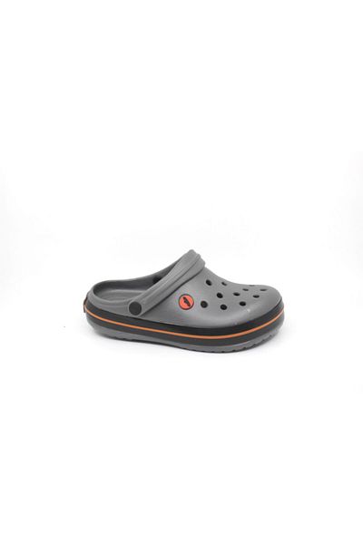 Akınal Bella 195 Gray - Black - Orange Sabo Slippers