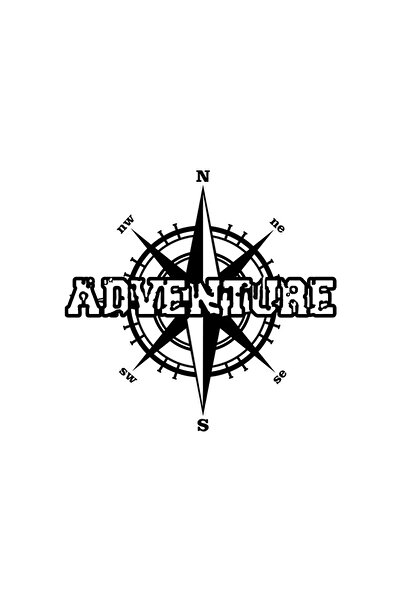 Dijitonline Adventure Pusula Off Road Araba Sticker - Oto Sticker - Araba Sti...
