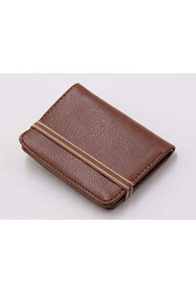 EGE BONCUK Unisex Kahverengi Lastikli Kartvizit