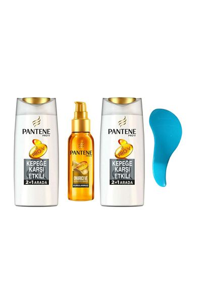 Pantene 700ml X2 Anti-Dandruff Shampoo + Oil