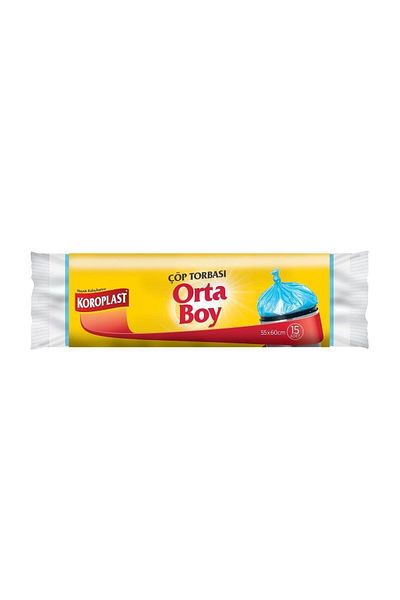 Koroplast Blue Medium Garbage Bag 55X60 cm 120 Pieces