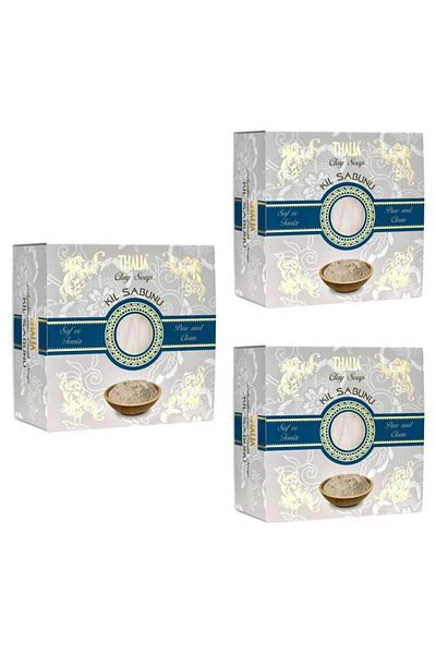 Thalia صابون الطين الطبيعي 150 جرام × 3 قطع